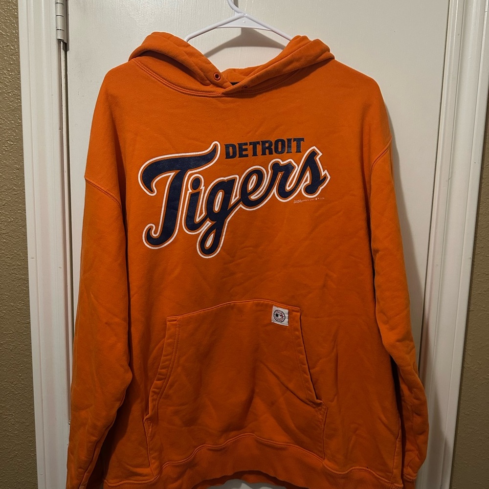 Detroit Tigers Orange Hoodie